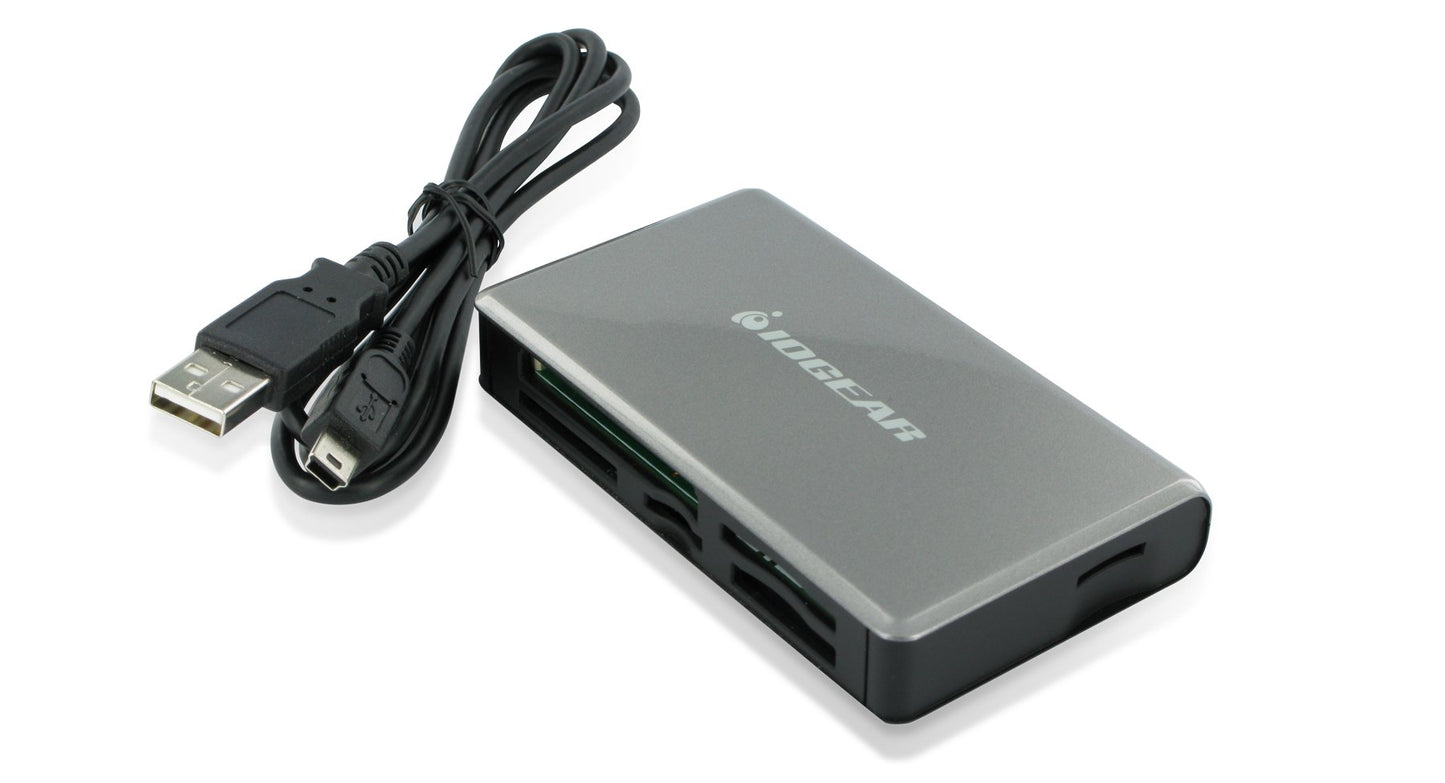 IOGEAR 56-in-1 USB 2.0 Pocket Flash Memory Card Reader/Writer, Tri-Lingual Packaging, GFR281W6