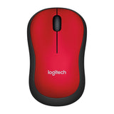 Logitech M185 Wireless Optical Mouse 2.4 GHz, Red (910-003635)
