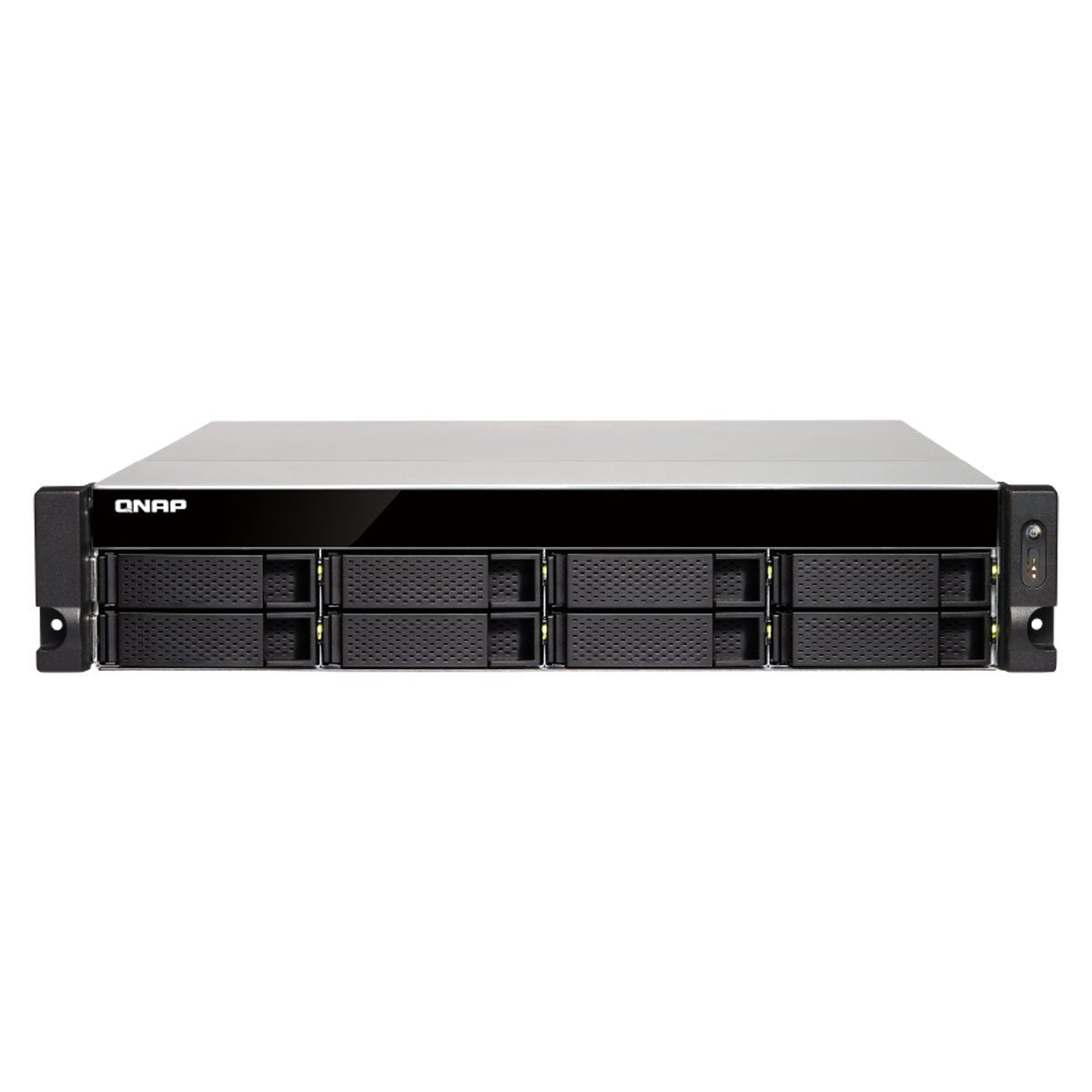 QNAP TS-832XU-RP-4G-US 2U 8-Bay ARM-Based 10G NAS, Quad Core 1.7GHz, 4GB DDR3 RAM, 2 x 10GbE SFP+, 2 x GbE, Redundant Power Supply