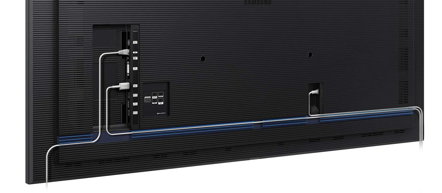 Samsung QB55R 55 inch 4K UHD 3840x2160 LED Commercial Signage Display for Business with HDMI, Wi-Fi, and 3-Year Warranty, 350 nit (LH55QBREBGCXZA)