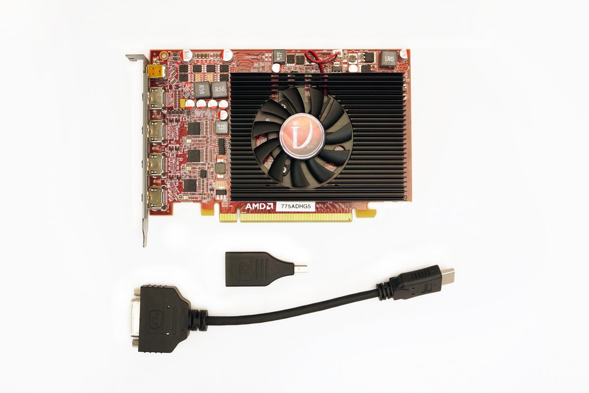 VisionTek Radeon 7750 2GB GDDR5 5M (4X HDMI, miniDP) Graphics Card - 900690