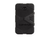 Griffin Survivor All-Terrain Samsung Galaxy A 7.0 Case with Stand - Impact-Resistant and Rugged Design, Black