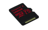 Kingston SDCR/128GBSP 128GB MICROSDXC Canvas React 100/80 U3 UHS-I V30 A1
