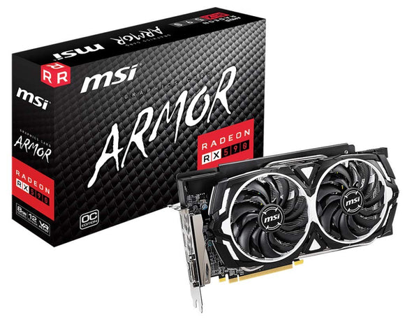 MSI Gaming Radeon Rx 590 256-Bit DP/HDMI/DVI 8GB GDRR5 HDCP Support DirectX 12 Dual Fan 2-Way Crossfire VR Ready Graphics Card (RX 590 Armor 8G OC)