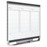 Quartet CMP32P2 Prestige 2 Total Dry-Erase Modular Monthly Calendar, with Sliding Panels, 3 by 2 Feet, 3413820128