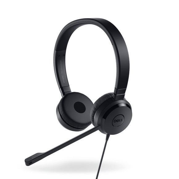 Dell 74J6M Pro Stereo USB Headset, UC350, Black
