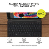 Logitech Slim Combo Case with Detachable Backlit Bluetooth Keyboard for iPad (5th & 6th Generation)