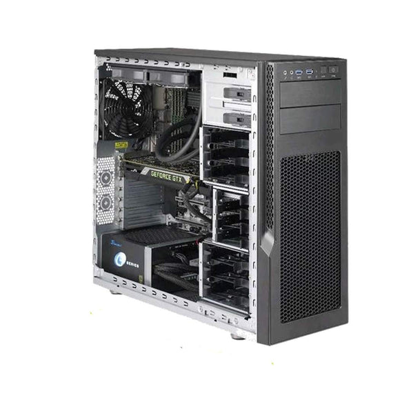 SuperMicro Superworkstation 5039AD-I - MDT - No CPU - 0 GB, Black