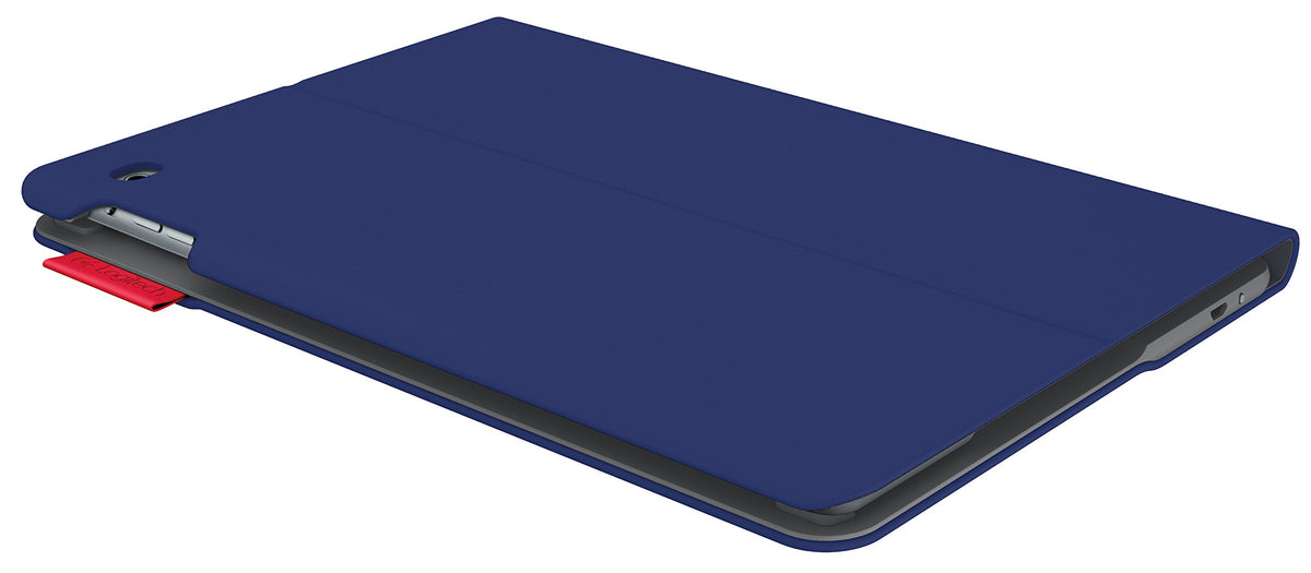 Logitech Type+ Protective Case with Integrated Keyboard for iPad Air 2, Dark Blue - Smooth Surface