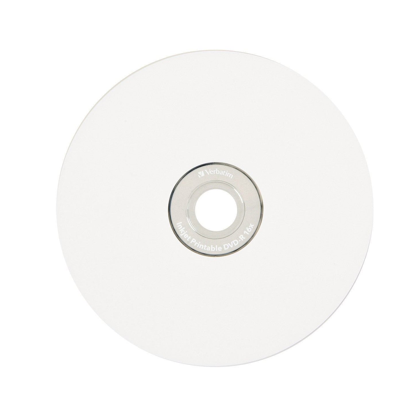 Verbatim DVD-R 4.7GB 16X White Inkjet Printable - 100pk Spindle
