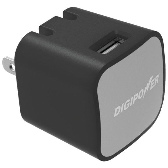 DigiPower USB Wall Charger - Retail Packaging - Black