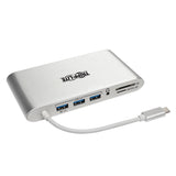 Tripp Lite USB 3.1 Gen 1 USB-C Docking Station w/ USB-A, HDMI, VGA, mDP, Gigabit Ethernet, Mem Card, 3.5mm & USB-C PD Charging, USB C, USB Type C, USB Type-C (U442-DOCK1)