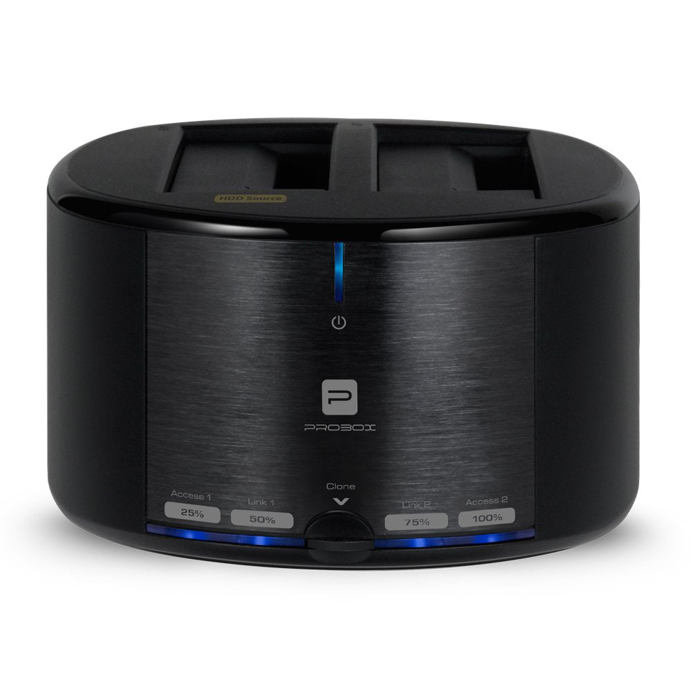 Mediasonic USB 3.0 2 Bay 2.5" / 3.5" SATA SSD / Hard Drive Docking Station w/ Clone Function Support SATA 3 / UASP (HUD1-SU3)
