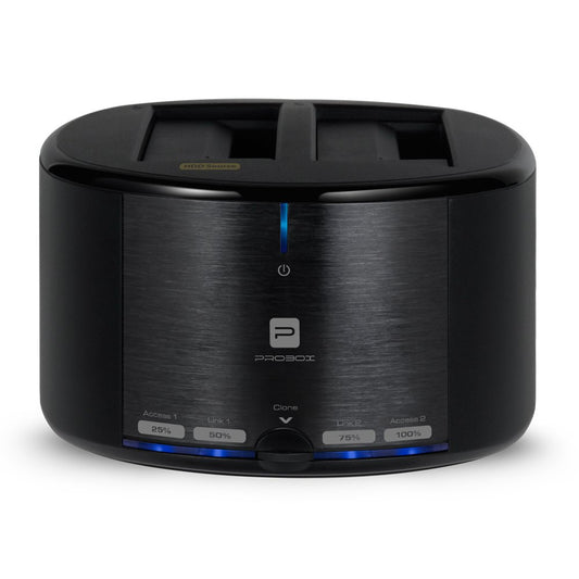 Mediasonic USB 3.0 2 Bay 2.5" / 3.5" SATA SSD / Hard Drive Docking Station w/ Clone Function Support SATA 3 / UASP (HUD1-SU3)