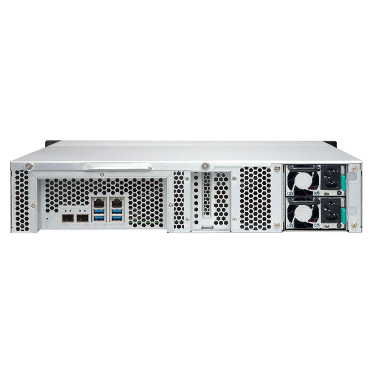 QNAP TS-832XU-RP-4G-US 2U 8-Bay ARM-Based 10G NAS, Quad Core 1.7GHz, 4GB DDR3 RAM, 2 x 10GbE SFP+, 2 x GbE, Redundant Power Supply
