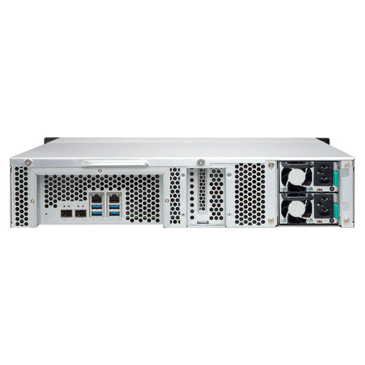 QNAP TS-832XU-RP-4G-US 2U 8-Bay ARM-Based 10G NAS, Quad Core 1.7GHz, 4GB DDR3 RAM, 2 x 10GbE SFP+, 2 x GbE, Redundant Power Supply