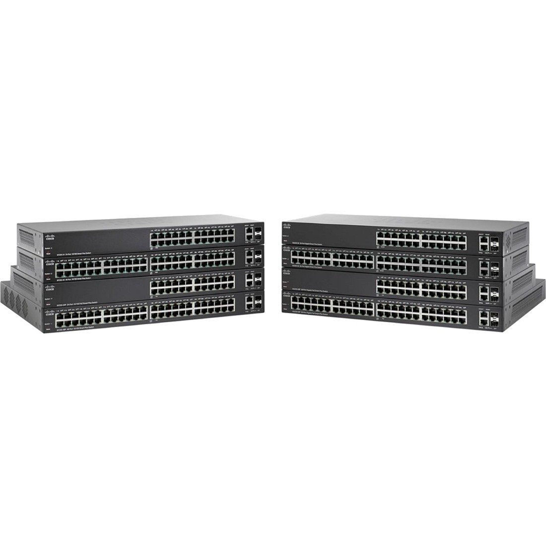 CISCO SYSTEMS 24-Port 10/100 PoE Smart Plus Switch (SF22024PK9NA)