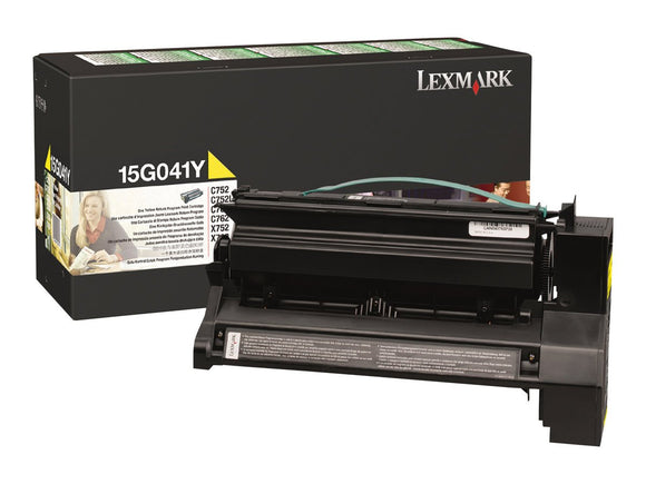 Lexmark C752 Yellow Return Program-Cart (15G041Y)