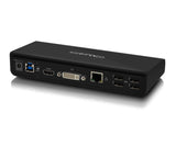 Aluratek USB 3.0 Dual Display Laptop Docking Station (AUDS0302F)