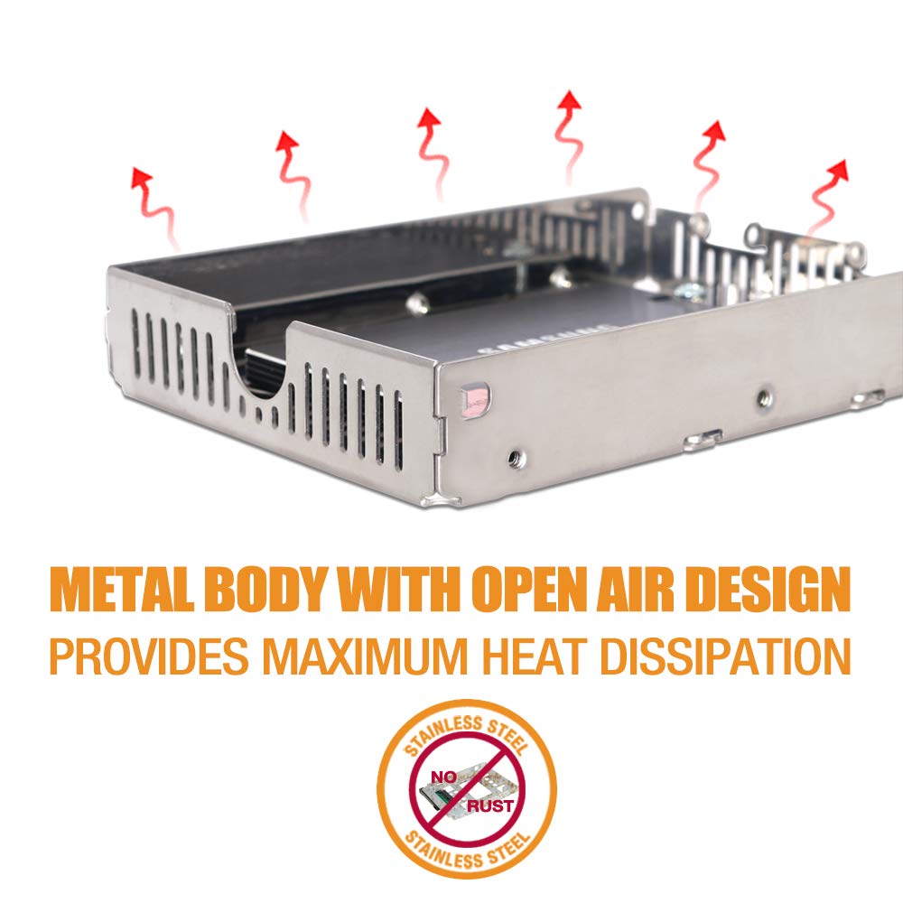 ICY DOCK 2.5" to 3.5" SSD/HDD Mounting Adapter Comparable to Adaptadrive Mac SAS/SATA Hard Drive Tray Kit (MB482SP-3B)