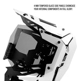 Antec Torque White/Black Aluminum ATX Mid Tower Computer Case/Winner of iF Design Award 2019