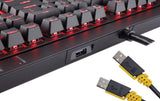 Open Box CORSAIR STRAFE RGB MK.2 Mechanical Gaming Keyboard - USB Passthrough - Linear and Quiet