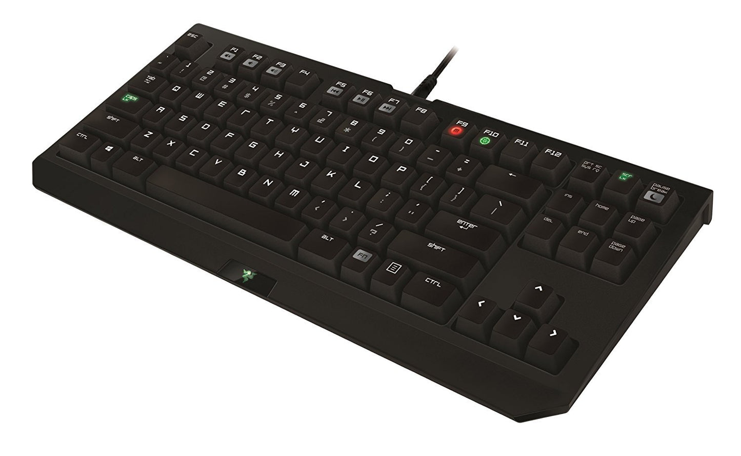 Refurbished Razer BlackWidow Tournament Edition - Essential Mechanical Gaming Keyboard - Compact Layout - Tactile & Clicky Razer Green Switches (Renewed)