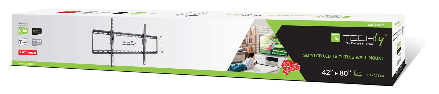 Slim Tilt 42-80in Eco Wallmount