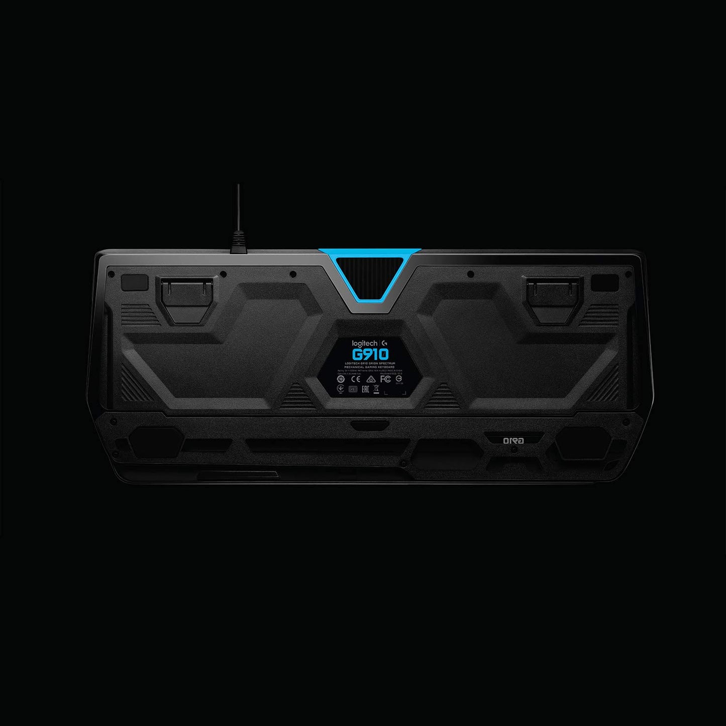 Refurbished Logitech G910 Orion Spark RGB Mechanical Gaming Keyboard - 9 Programmable Buttons, Dedicated Media Controls