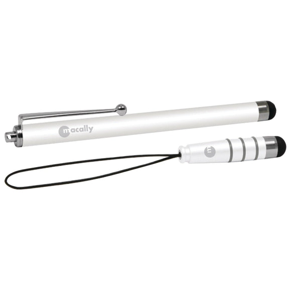 Macally PenPal Stylus for iPad and iPhone (White)