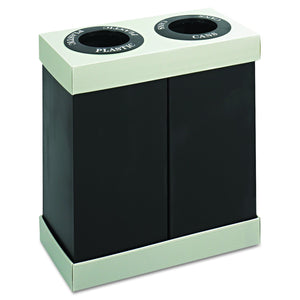 Safco Products 9790BL at-Your-Disposal Waste Receptacle, 38-Gallon, Black