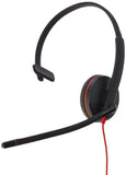 Plantronics Blackwire C3215 Headset - Mono - Black - USB Type A, Mini-phone - Wired - 20 Hz - 20 kHz - Over-the-head - Monaural - Supra-aural - Noise Cancelling Microphone