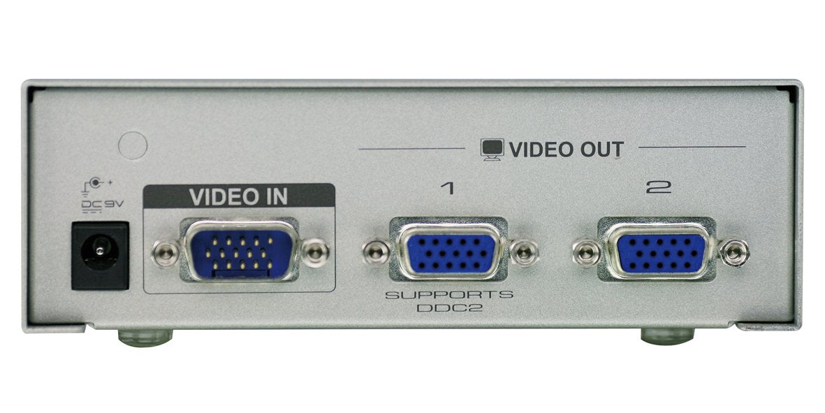 Aten Technology VS92A 2-Port Video Splitter with Support Upto 1280 X 1024