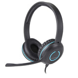 Cyber Acoustics USB Stereo Headset with Headphones and Noise Cancelling Microphone for PCs and Other USB Devices (AC-5008)\