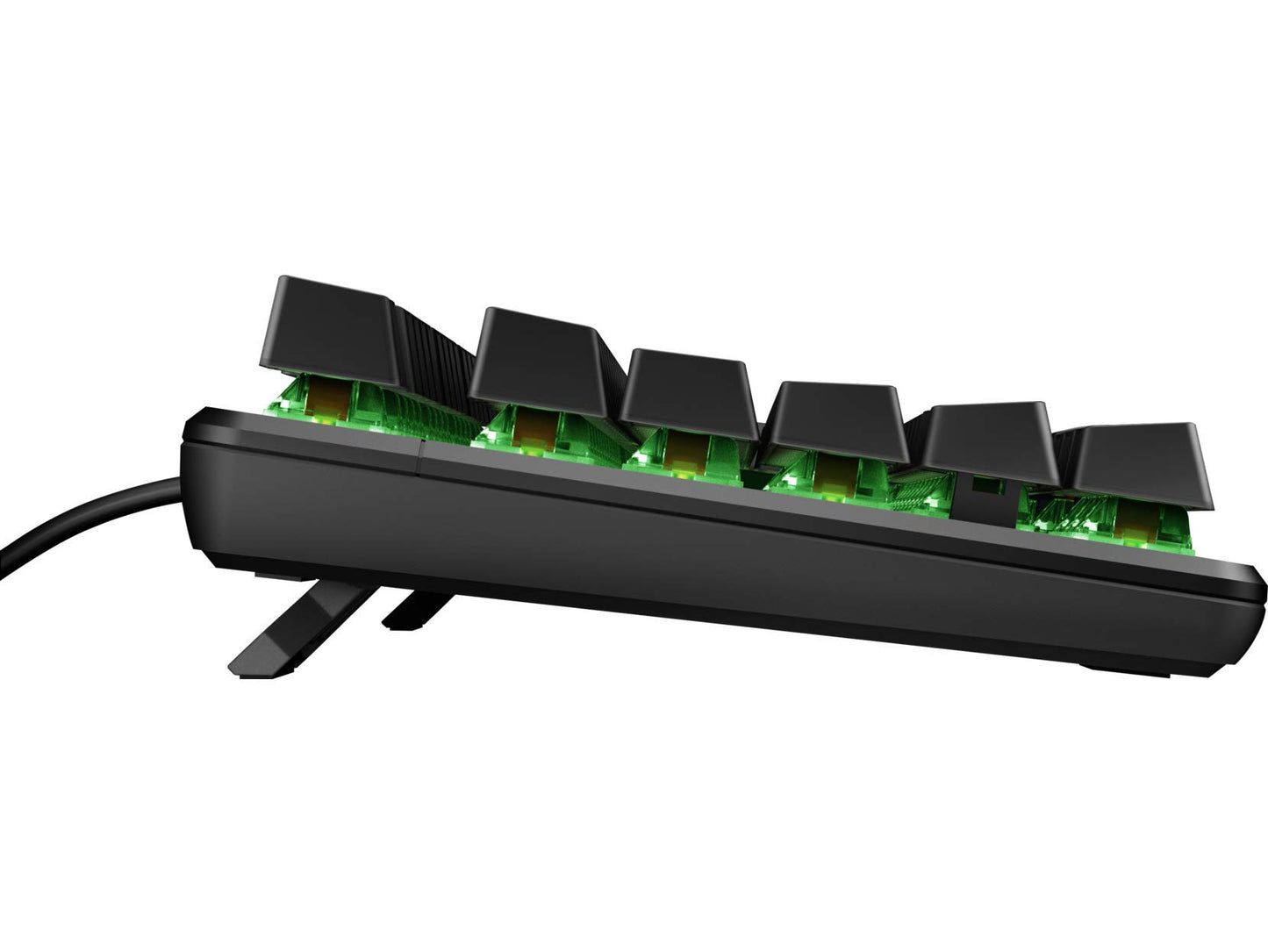 HP Pavilion Wired USB Mechanical Gaming Keyboard 500 Red Switches LED backlighting Anti-Ghosting W/N-Key Media Keys 2-Way Adjustable Legs