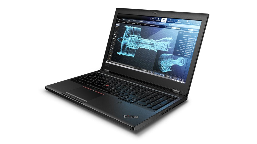 Lenovo ThinkPad P52 (2018) 15.6" Business Laptop: Intel 8th Gen i7-8850H | 16GB DDR4 RAM | 512GB SSD M.2 PCIe NVMe Opal2 | Fingerprint Reader | Windows 10 Pro | 3-Year Warr