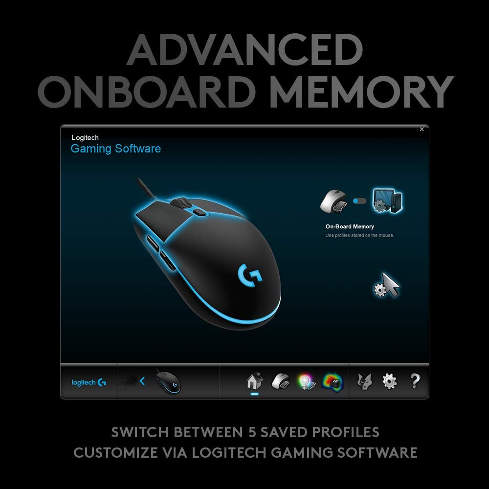 Logitech Pro Hero Gaming Mouse (910-005439)