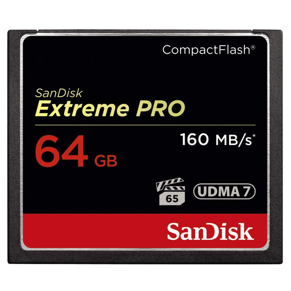 SanDisk Extreme Pro CompactFlash Memory Card UDMA 7 Upto 160 MB/s
