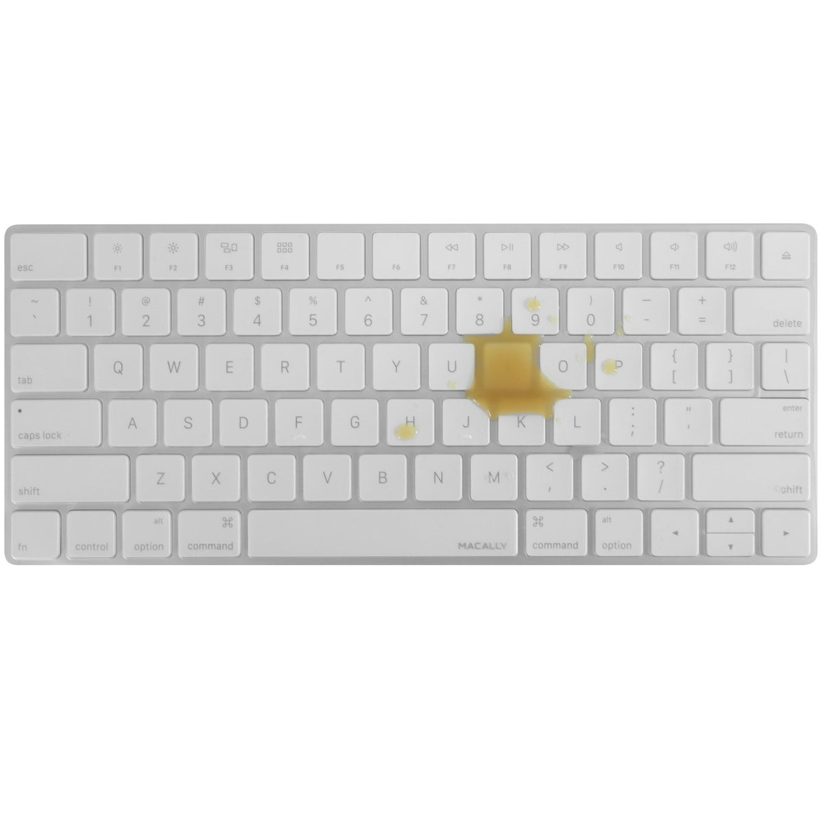 Macally Keyboard Cover Skin for Apple Wireless Magic Keyboard Ultra Thin Clear Soft TPU Type Dust Proof Protector