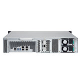 QNAP TS-863XU-RP-4G-US 2U 8-Bay AMD 64bit x86-based NAS and iSCSI/IP-SAN, Quad Core 2.0GHz, 4GB RAM, 4 x 1GbE, 1 x 10GbE (10GBASE-T), Redundant PSU
