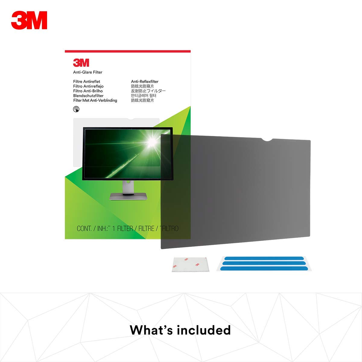 3M Anti-Glare Filter for 23.8" Widescreen Monitor (AG238W9B)