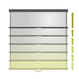 ELUNEVISION EV-M2-128-1.2 Atlas 128" Manual Projector Accessory