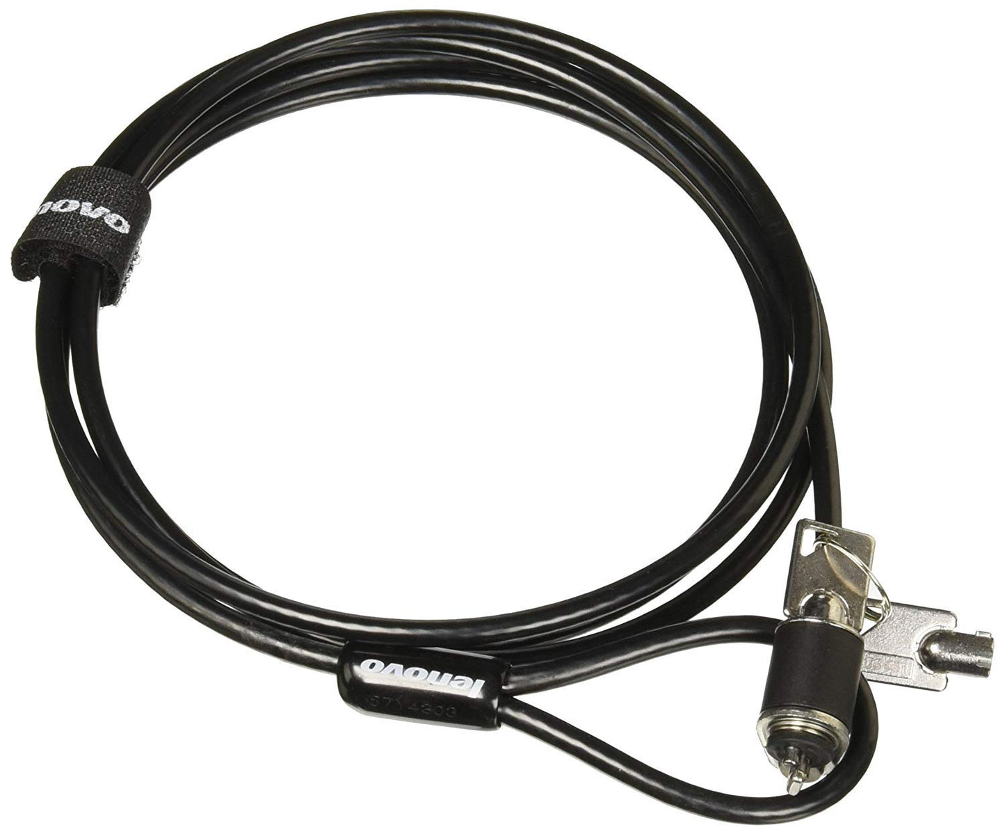 Lenovo Security Cable, Kensington Security Slot Lock 4.99-Feet Zinc Alloy Galvanized Steel (57Y4303)