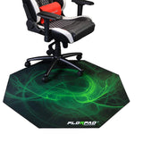 Florpad Venom Gaming Office Chair Mat | Protects All Floors | Liquid Resistant | Noise Cancelling | Smooth Surface 45'' x 45''