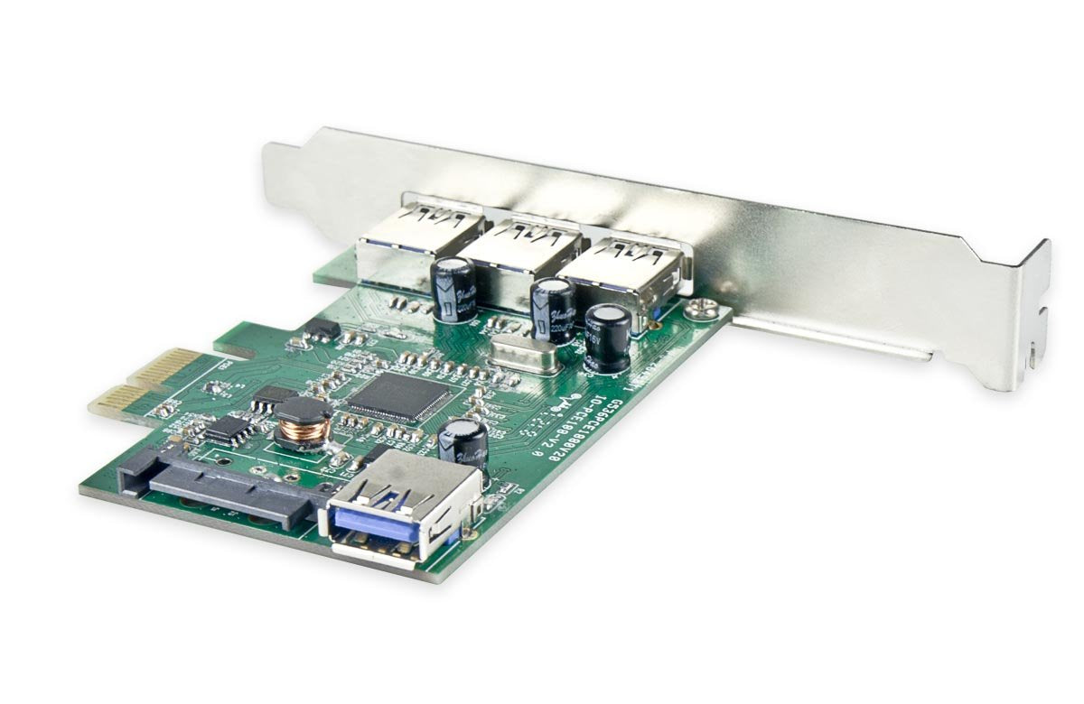 Syba USB 3.0 3 Port and 1 Internal Port PCI-e 2.0 x 1 Card SY-PEX20135