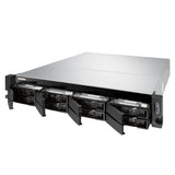 QNAP TS-863XU-4G-US 2U 8-Bay AMD 64bit x86-based NAS and iSCSI/IP-SAN, Quad Core 2.0GHz, 4GB RAM, 4 x 1GbE, 1 x 10GbE (10GBASE-T), Single PSU (not upgradeable)