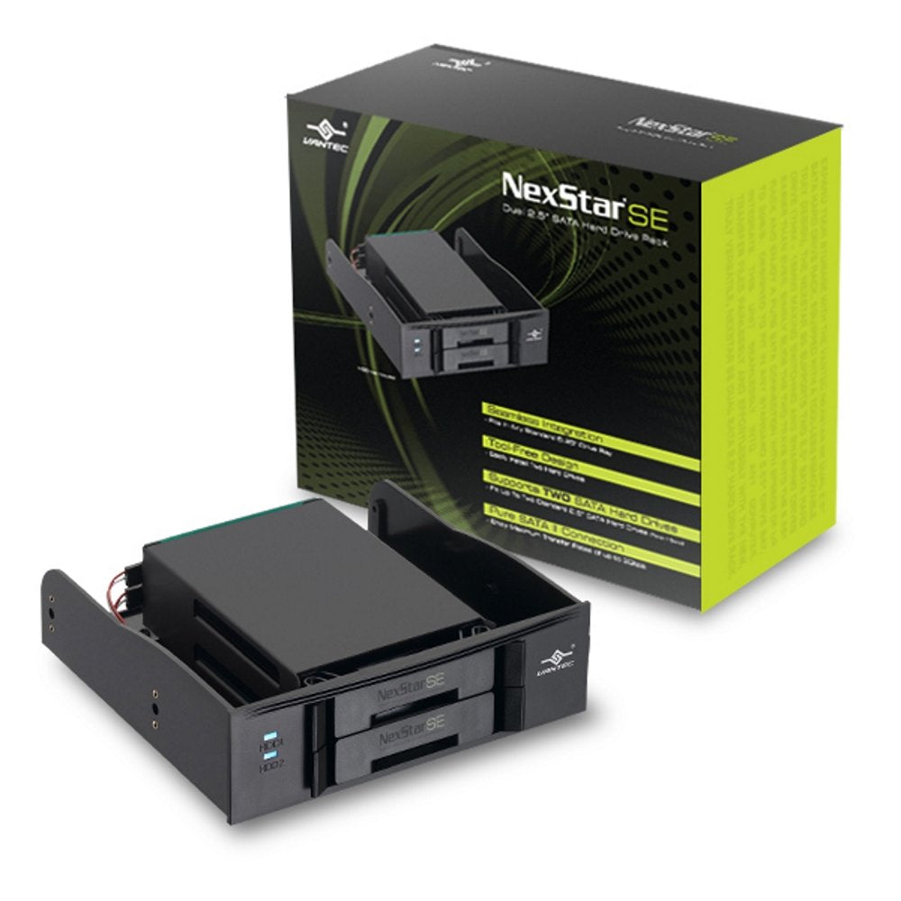 Vantec NexStar SE 2.5-Inch SATA Hard Drive Rack MRK-515ST (Black)