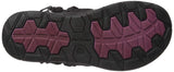 Northside Women's Sumatra Sandal, Black/Berry, 10 M US