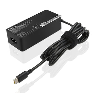 Lenovo 65w USB Type C Ac Adapter 4X20M26268 With 2 Prong Power Cord Included, Black In The Original Retail Packaging.
