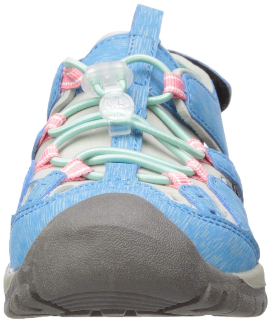 Northside Girls' Burke SE Fisherman Sandal, Blue/Pink, 2 M US Little Kid